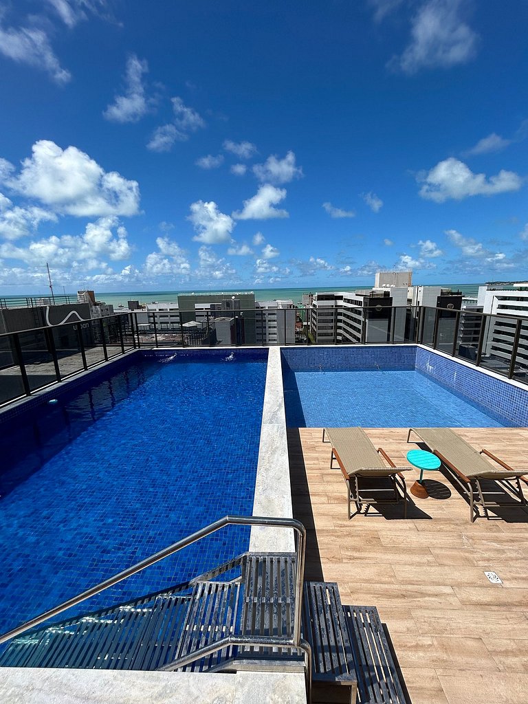 Melhores Flats - Agradável, pertinho do mar