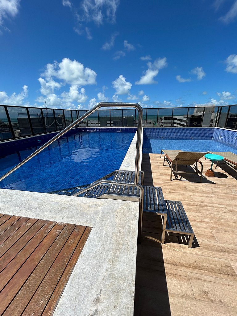 Melhores Flats - Novo, pertinho do mar de Tambaú
