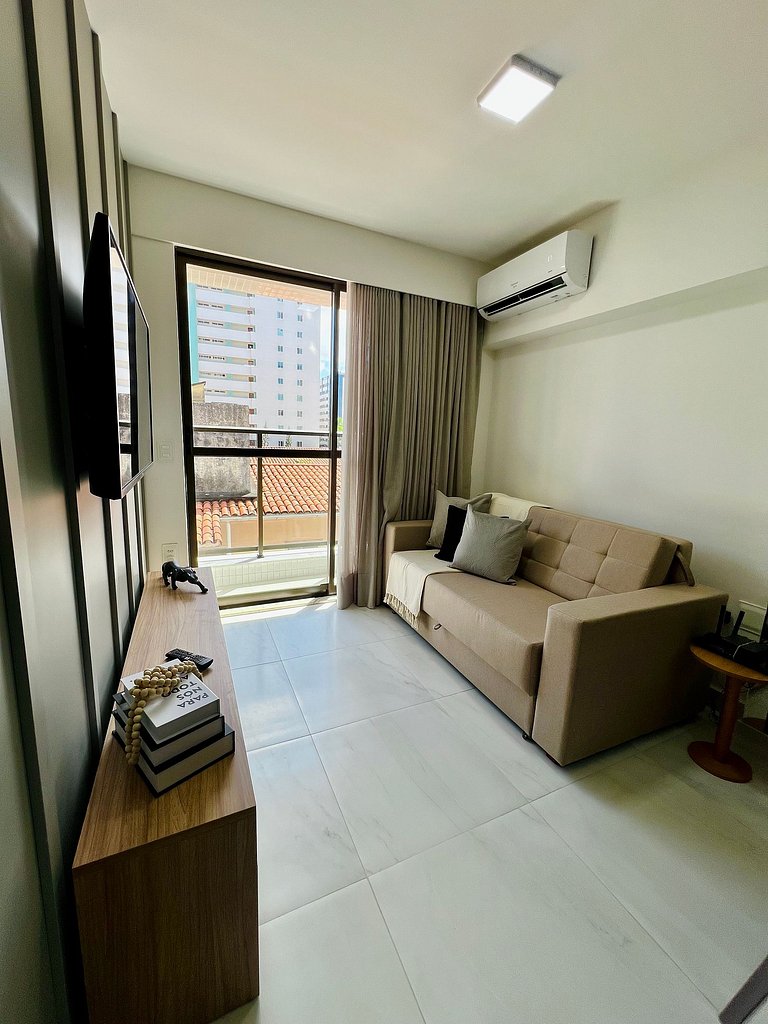 Melhores Flats - Sensacional, pertinho do mar