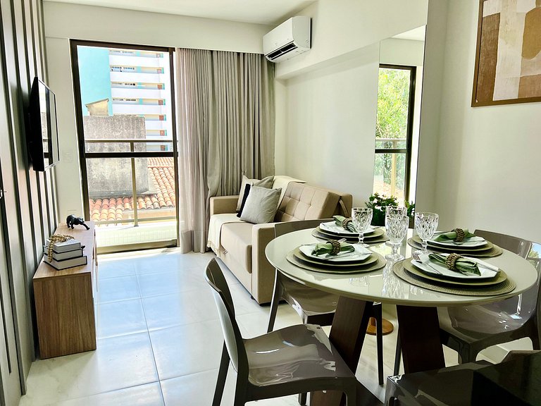 Melhores Flats - Sensacional, pertinho do mar