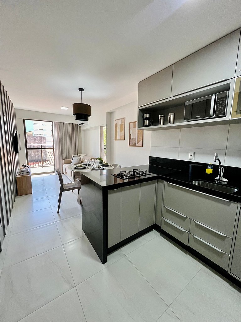 Melhores Flats - Sensacional, pertinho do mar