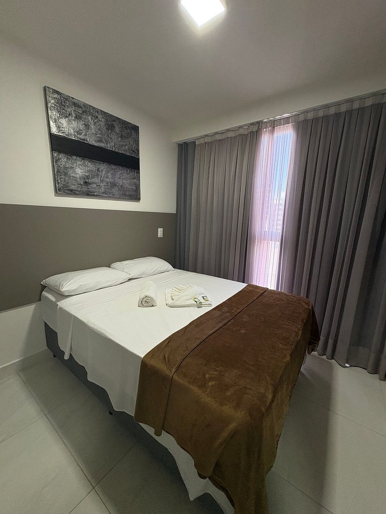 Melhores Flats - Estiloso, pertinho do mar