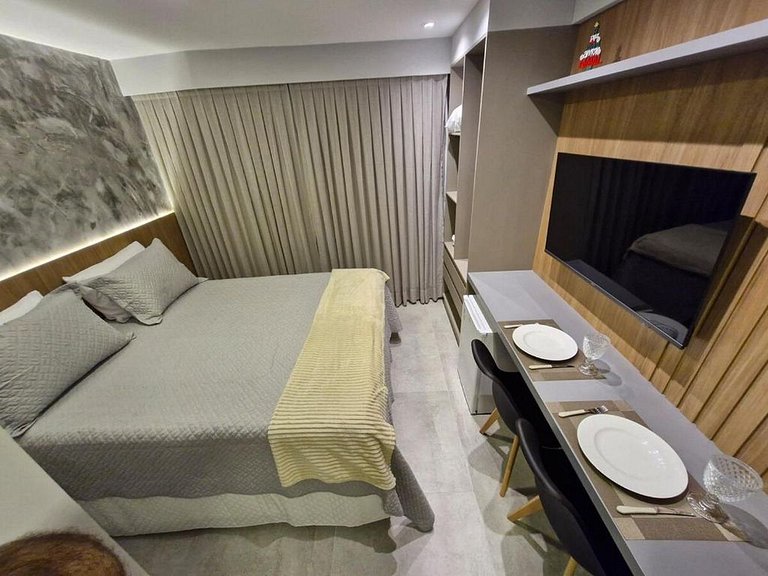 Melhores Flats - Excelente, pertinho do mar