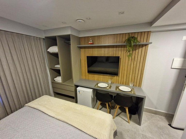 Melhores Flats - Excelente, pertinho do mar