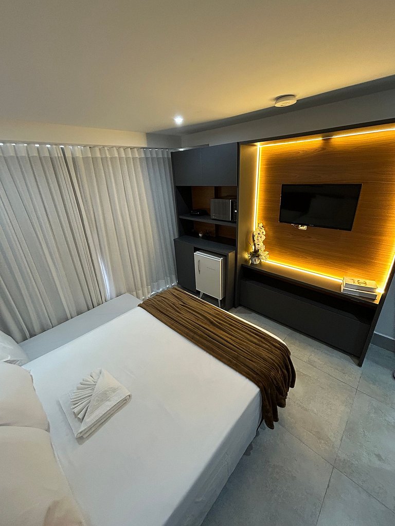 Melhores Flats - Charmoso, pertinho do mar