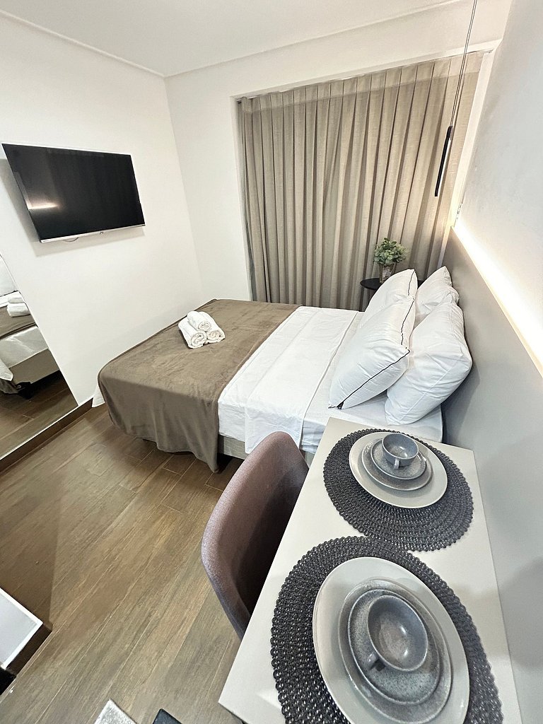 Melhores Flats - Primoroso, pertinho do mar