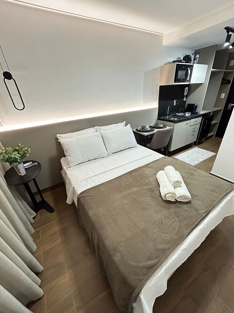 Melhores Flats - Primoroso, pertinho do mar