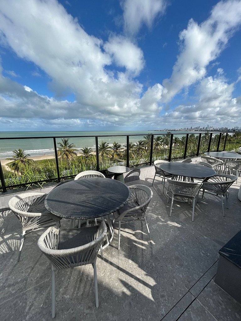 Melhores Flats - Luxuoso, beira-mar