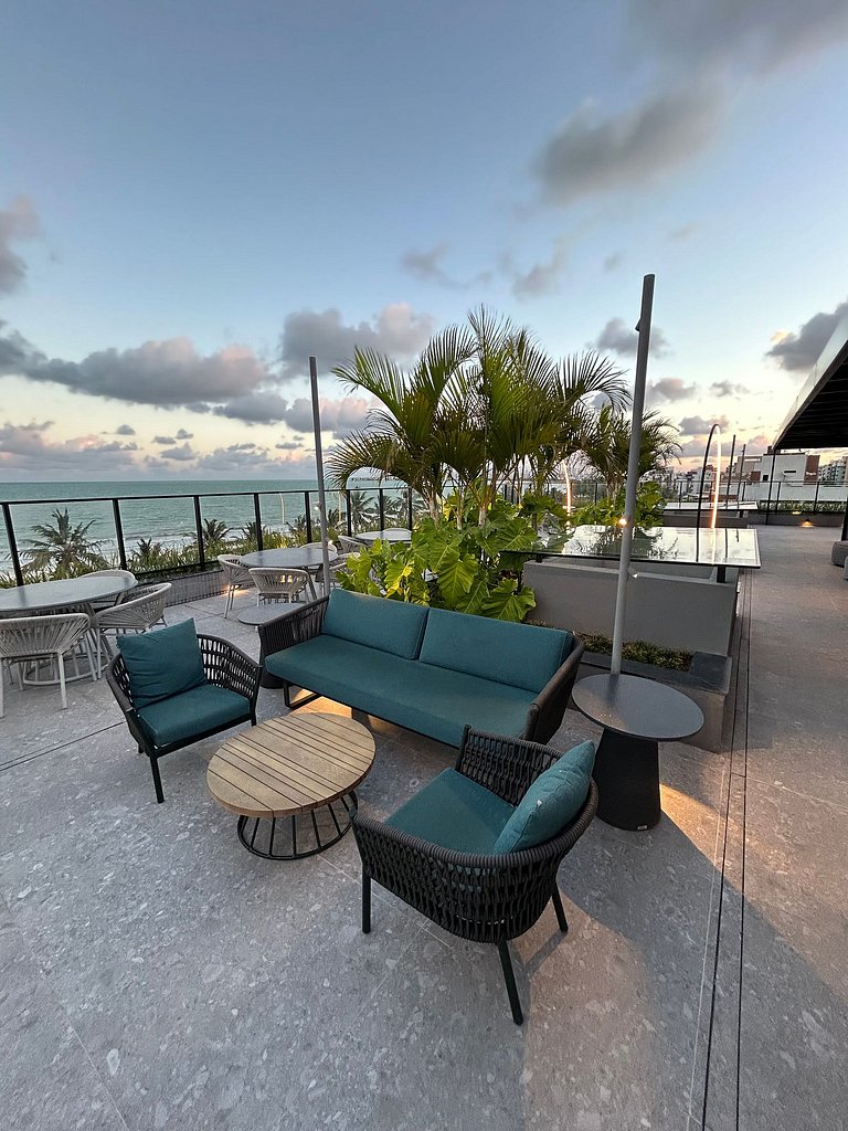 Melhores Flats - Jacuzzi privada, beira-mar, 2 qto
