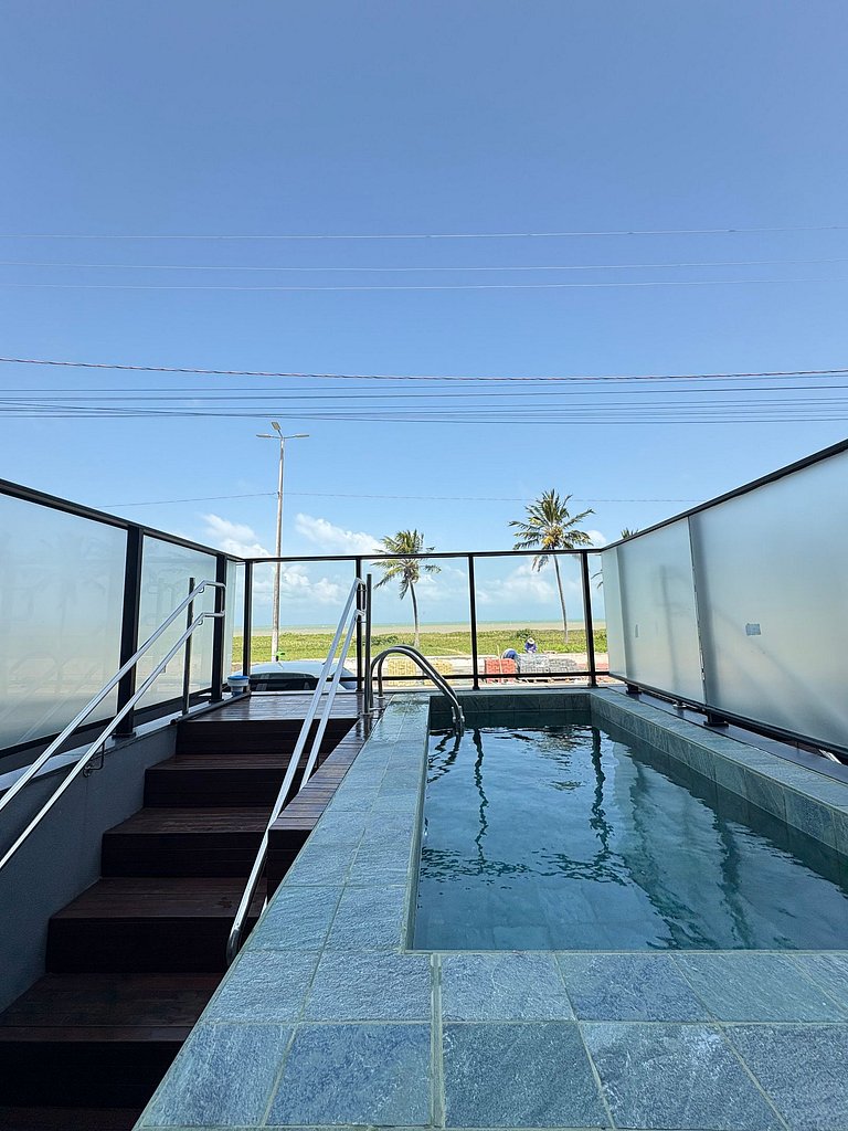Melhores Flats - Luxuoso, beira-mar