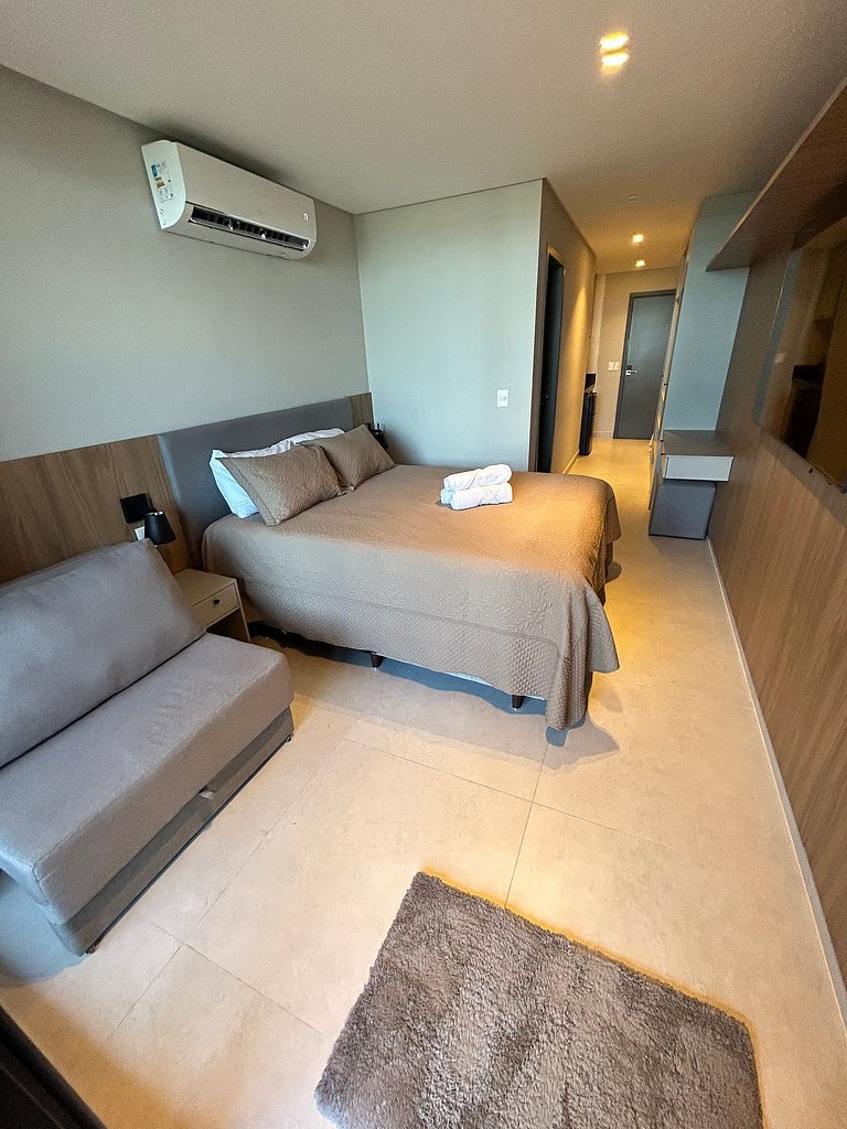 Melhores Flats - Piscina privativa, frente ao mar