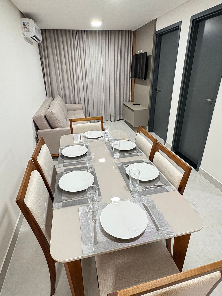 Melhores Flats - Jacuzzi privada, beira-mar, 2 qto
