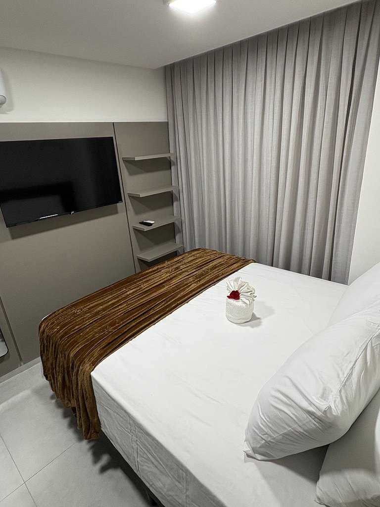 Melhores Flats - Jacuzzi privada, beira-mar, 2 qto