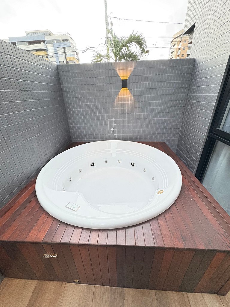 Melhores Flats - Jacuzzi privada, beira-mar, 2 qto