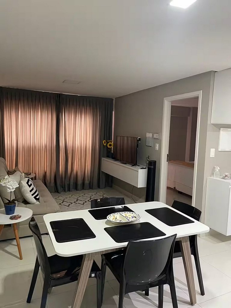 Melhores Flats - Fantástica localização em Manaíra