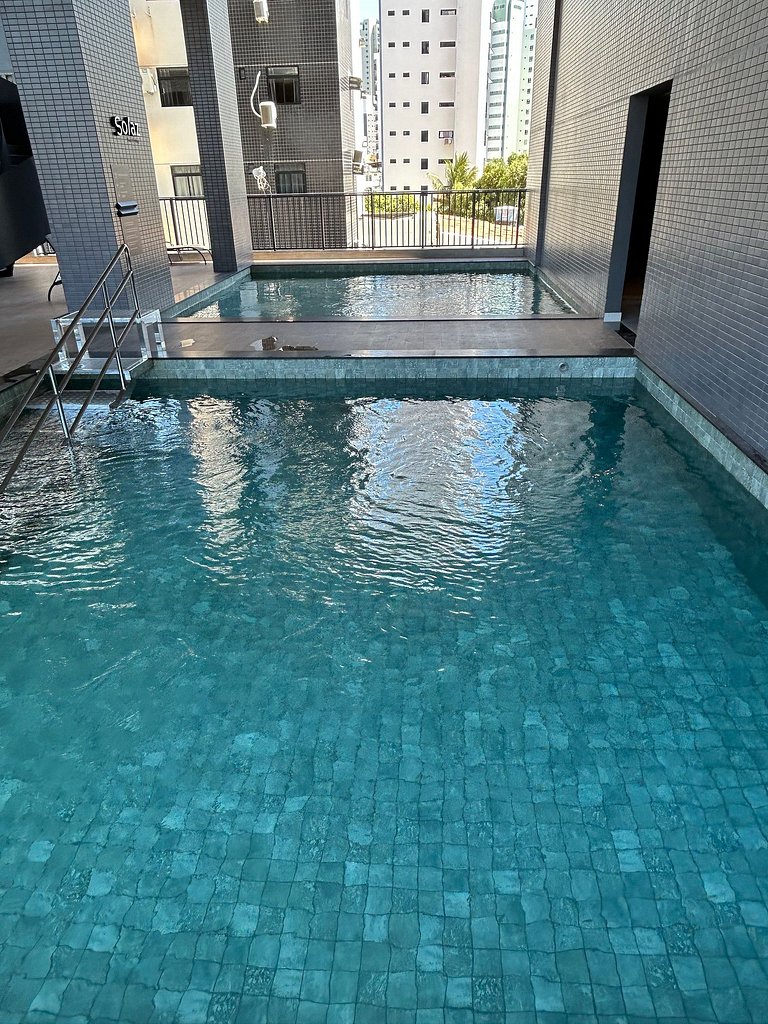 Melhores Flats - Piscina aquecida, perto do mar