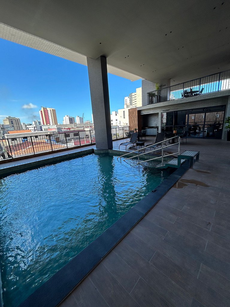 Melhores Flats - Piscina aquecida, perto do mar