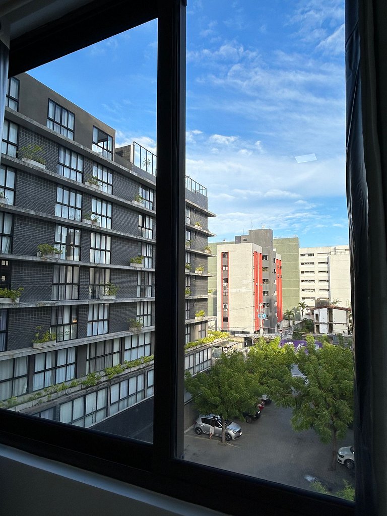 Melhores Flats - 2 quartos, 1 suíte, 350m do mar