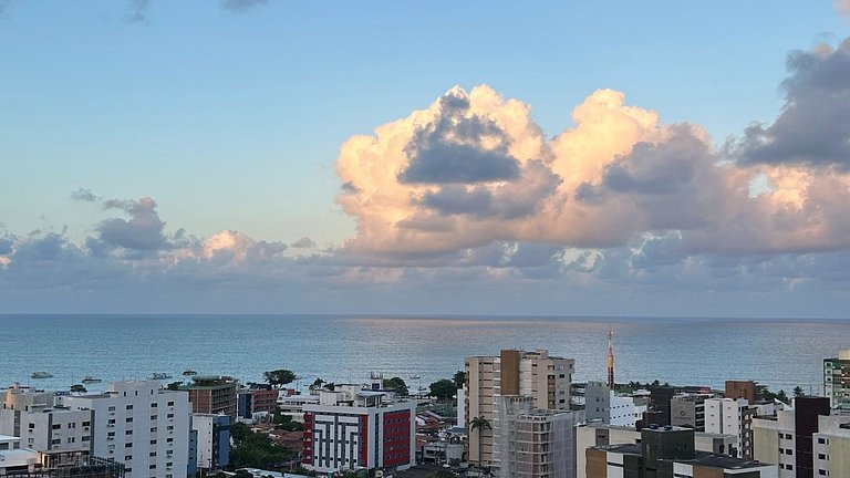 Melhores Flats - 2 quartos, 1 suíte, 500m do mar