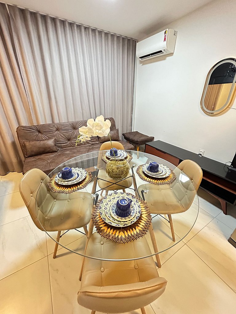 Melhores Flats - Elegante, a 300m do mar