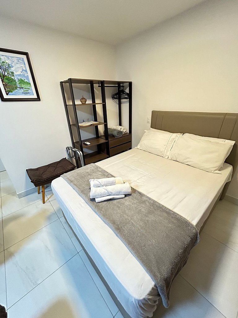 Melhores Flats - Elegante, a 300m do mar