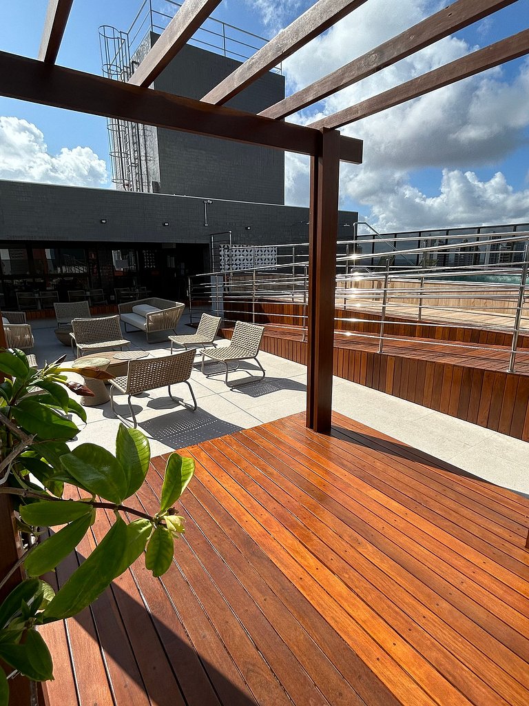 Melhores Flats - Linda vista, a 10min da praia