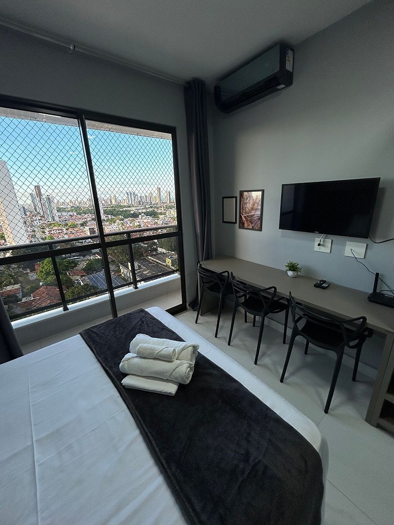 Melhores Flats - Linda vista, a 10min da praia