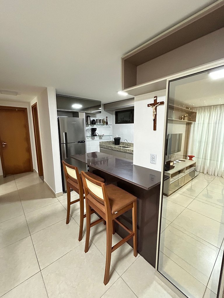 Melhores Flats - Esplêndido, beira-mar
