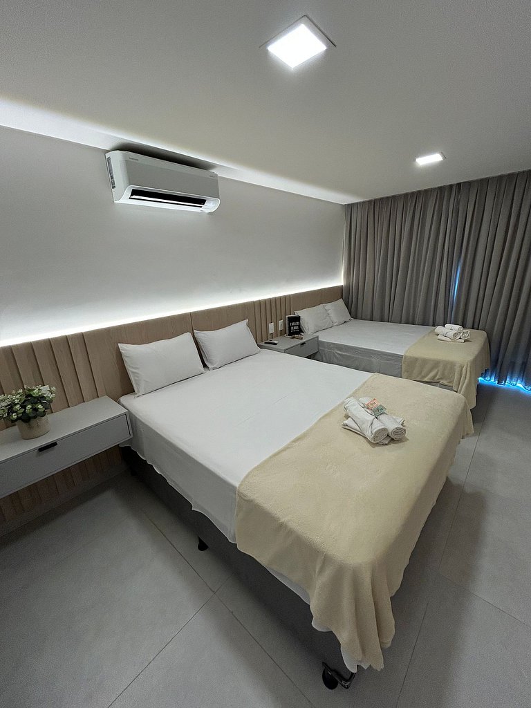 Melhores Flats - Exclusividade, vista para o mar