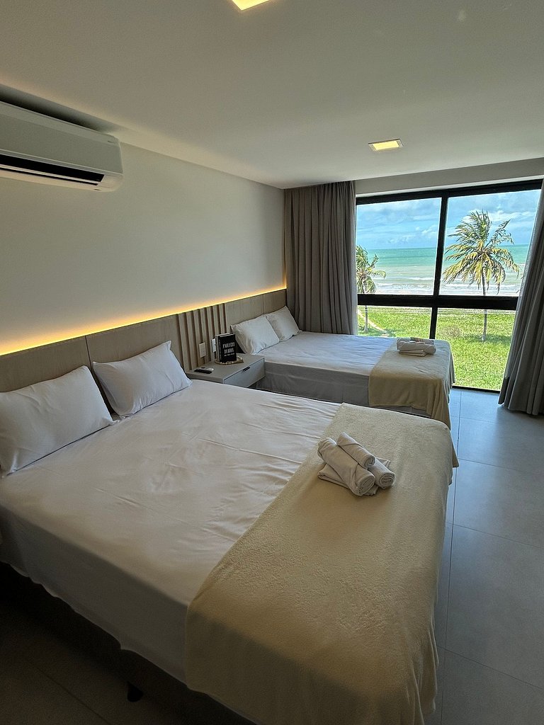Melhores Flats - Exclusividade, vista para o mar
