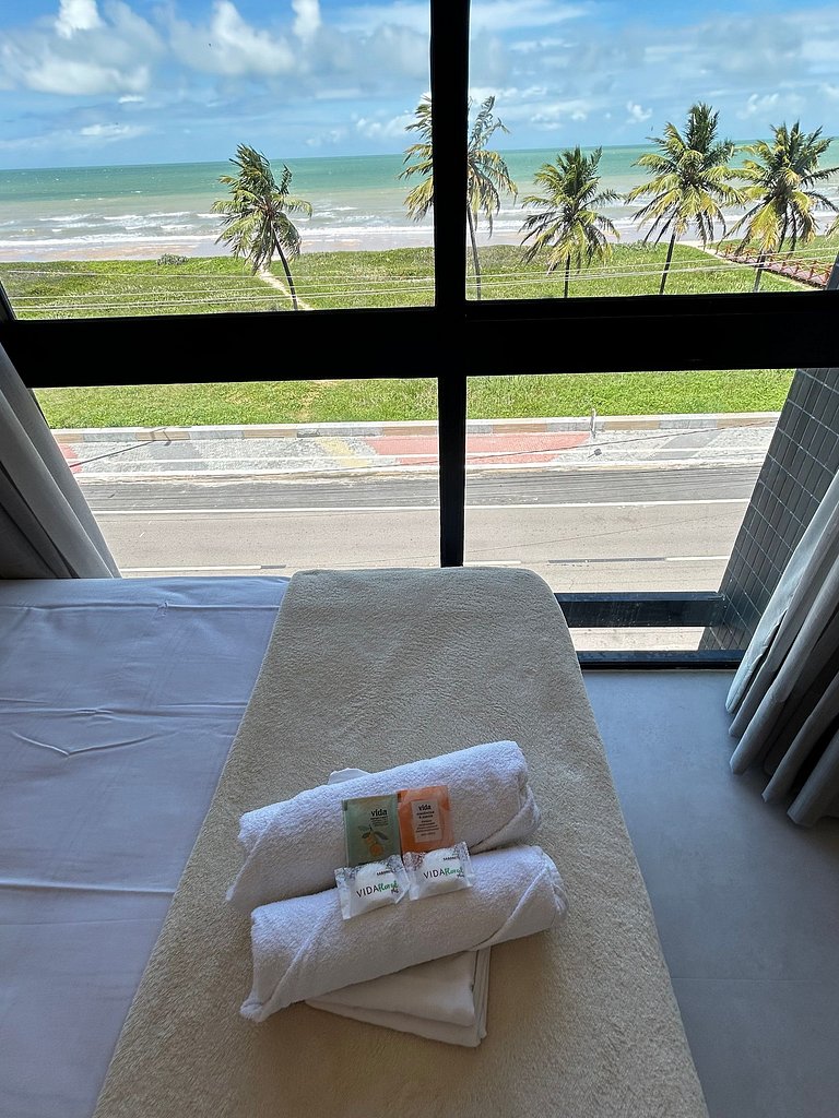 Melhores Flats - Exclusividade, vista para o mar
