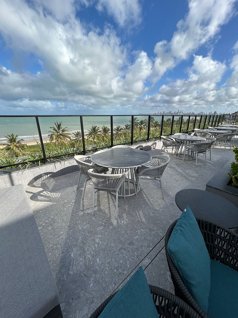 Melhores Flats - Exclusividade, vista para o mar
